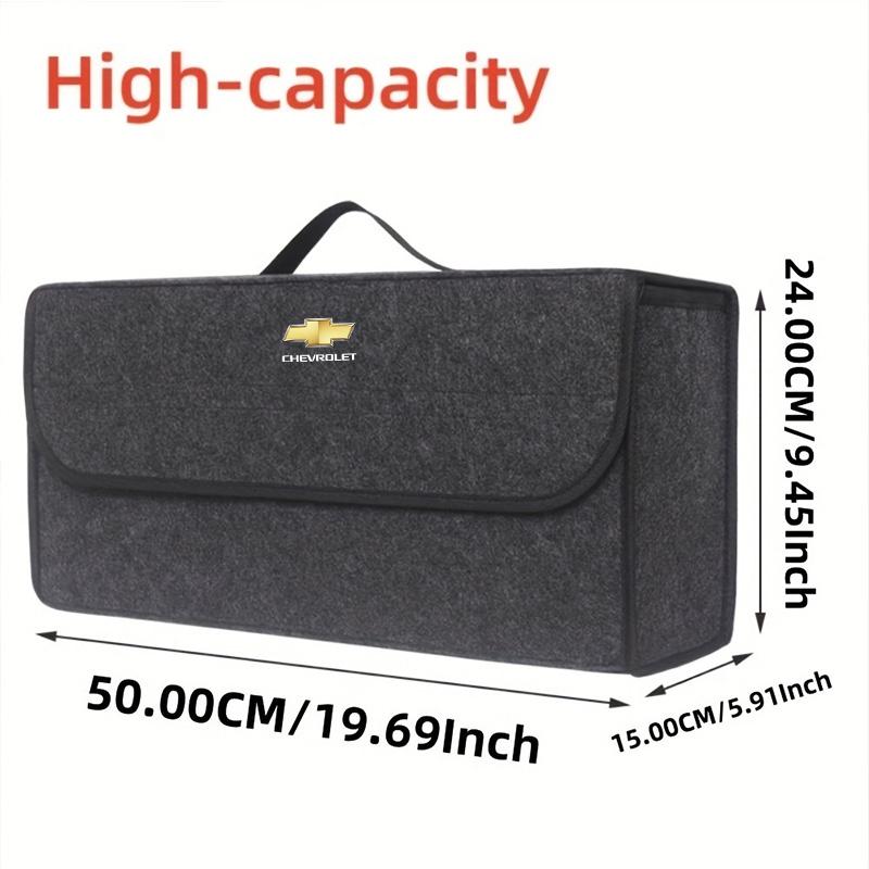 knuz4 Car Trunk Organizer Box car Cargo Box Storage Bag For Chevrolet Onix Cruze Silverado Impala Equinox Malibu Tahoe Cobalt Camaro