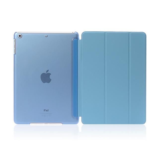 

Розкішний протиударний чохол Smart Leather Stand Case Cover для Apple iPad Pro Air 9.7 10.5 10.9 10.2 11 дюймів I Pad Mini 1 2 3 4 5 6 For IPad Mini 6 синій