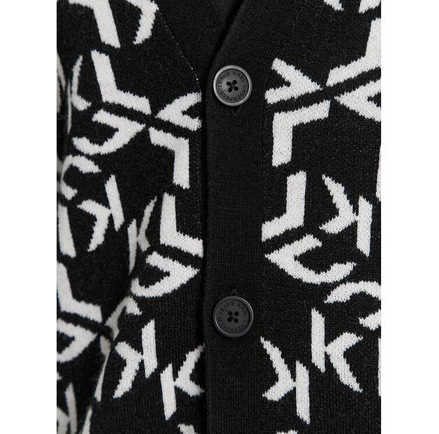 Cardigan Karl Lagerfeld Jeans Klj Monogram Jacquard Cardigan