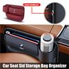 Für BMW Performance M PU Leder Auto Mittelkonsole Seite Sitz Lückenfüller Organizer Box Autositz Lückentasche Multifunktions-Sitzorganizer