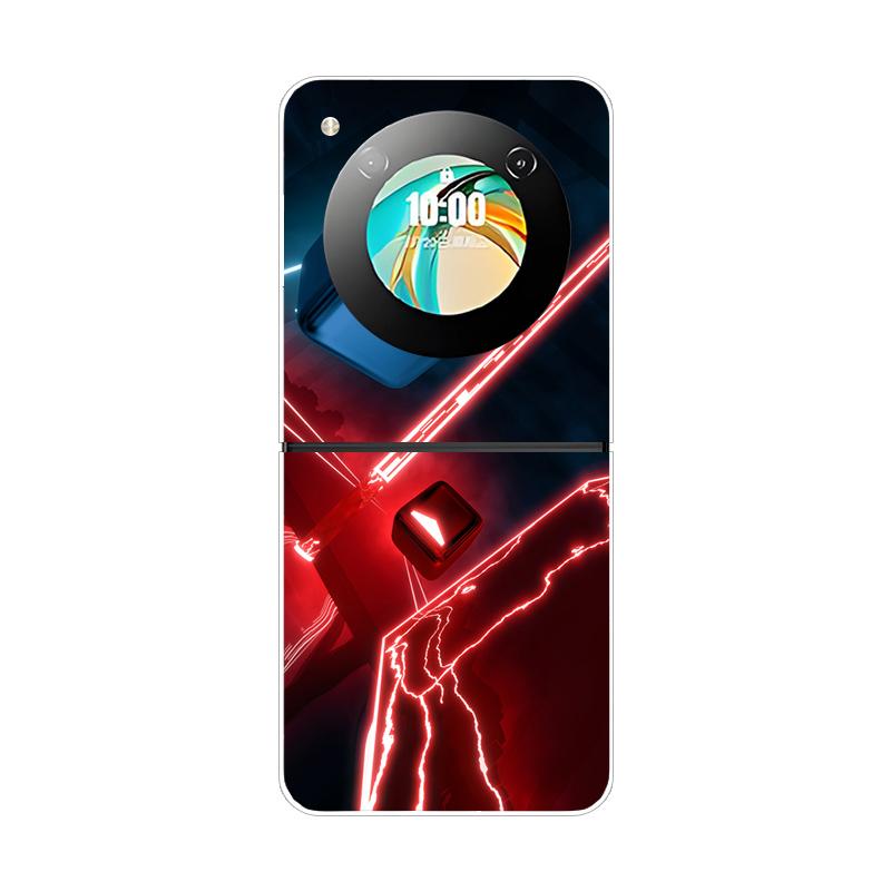 Pro ZTE Libero Flip Pouzdro Módní Roztomilý Kreslený Průhledné PC Tvrdá Skořepina Pouzdro na Telefon Pro ZTE Nubia Flip Flip2 Pouzdra Průhledné Fundas