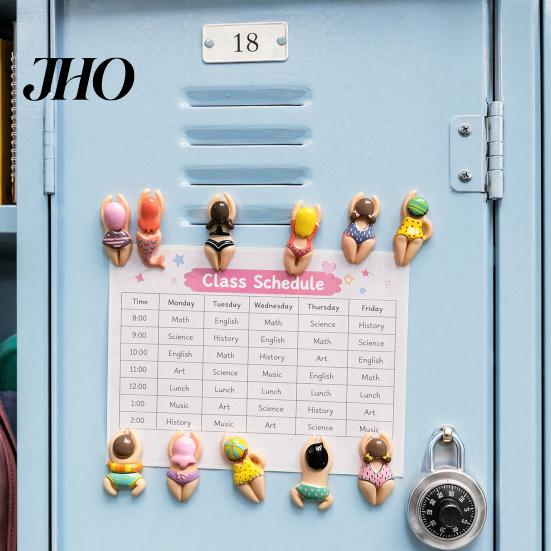 Magnetic Fridge Decoration 6/11Pcs 3D Swimming Figure Refrigerator Magnet, Cartoon Bikini Women Magnet Decorative Home Kitchen Office Whiteboard