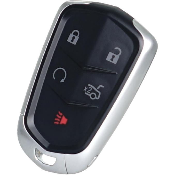 MechanMagic Key Fob Shell Case Replacement for Cadillac ATS ATS-V CTS XTS CT6 XT4 XT5 XT6 SRX 2014 2015 2016 2017 2018   - Keyless Entry Remote