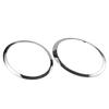 1 Pair Chrome Car Front Headlight Trim Bezel Ring Cover Decor Lamp Frame Kit For BMW Mini Cooper R55 R56 R57 R58 R59 2007-2015