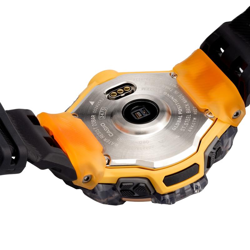 Casio G-SHOCK series positioning heart rate air pressure temperature measurement indicator shockproof waterproof sports smart quartz GBD-H1000-1A4PRD