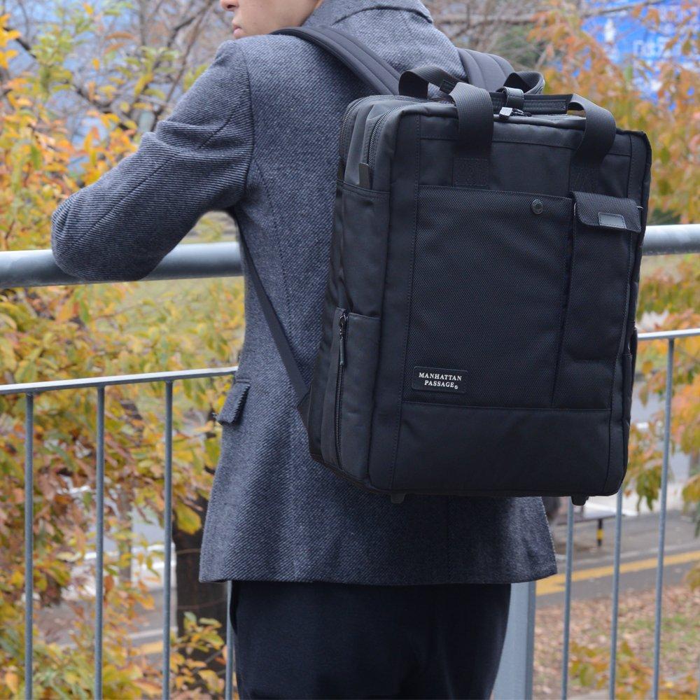 Manhattan Passage 8550BK “Lux 2 City Backpack (Black)