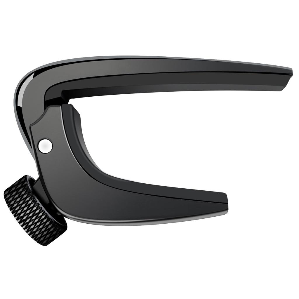 WINGO Capo Tast for Electric Guitar Professional Perfect Tension Capo Black Guitar/Acoustic - -