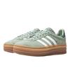 Adidas Gazelle Bold Silver Green Gum