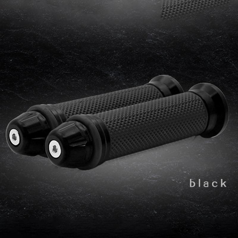 JWOPR Motorcycle Handlebar Cover High Quality Aluminum Alloy Handlebar Rubber Cover for Motorcycle Modification