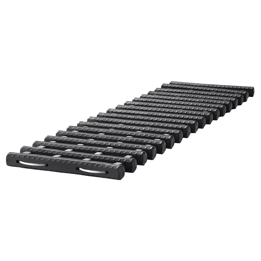 2PCS Traction Boards with TPR for Mud Snow Sand Storage Bags Short Black
