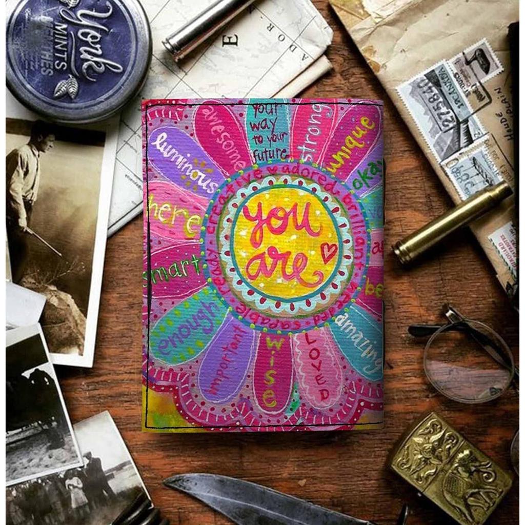 Leather Quote Printed Blank Pages Journal Diary for Personal & Office Use Planner Blank Diary (7 X 5 Inch)