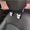 Universal Cute Cartoon Car Seat Back Hook - No Installation, Multipurpose, Strong Load Bearing