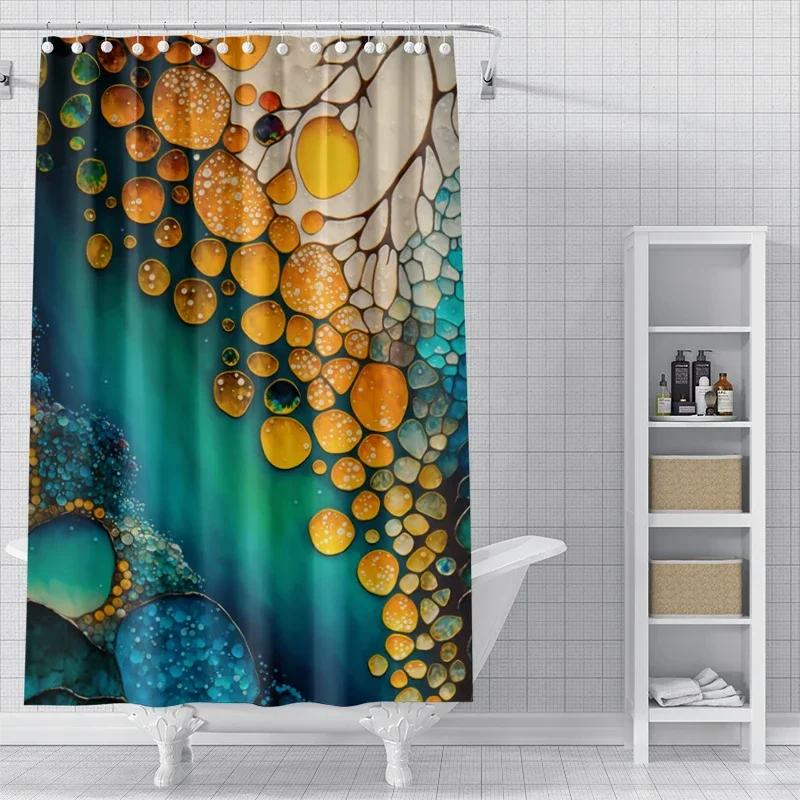 Home Shower Curtains for Bathroom Waterproof Fabric Modern Nordic Style Bathroom Curtains Shower Curtain