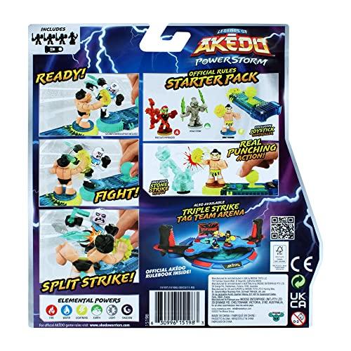 Legends of Aced Power Storm - Official Rules Starter Pack - Legendary Punch Attack - Includes 3 Mini Battle Warriors, Training Practice Pieces and Ded