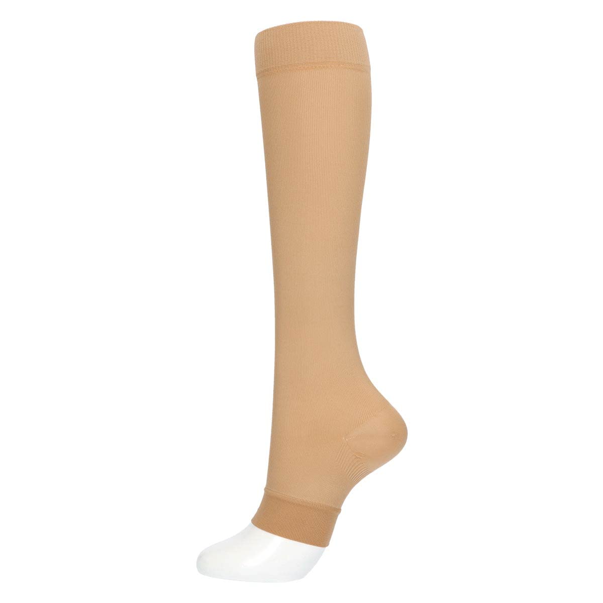 

Naigai General Medical Device Compression Graduated Compression 30hPa 20hPa Knee Comfortable Compression Product 03070324 Women s Socks, Design, бежевый