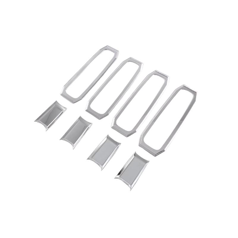 For Dodge Ram 1500 TRX   2024 ABS Chrome Side Rearview Mirror Cover Handle Bowl Fog Light Frame Fuel Tank Cap Trim