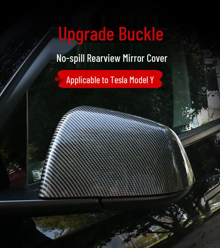 Tesla Model Y Rearview Mirror Cover - Decorative & Protective Shell