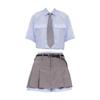 Summer clothes are matched with tea clothes and a complete set of small Korean jk uniforms. First love, pure milk, sweet college style suit.