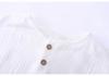 Kids' Summer Cotton Linen Two-Piece Set - Short Sleeve Top & Joggers