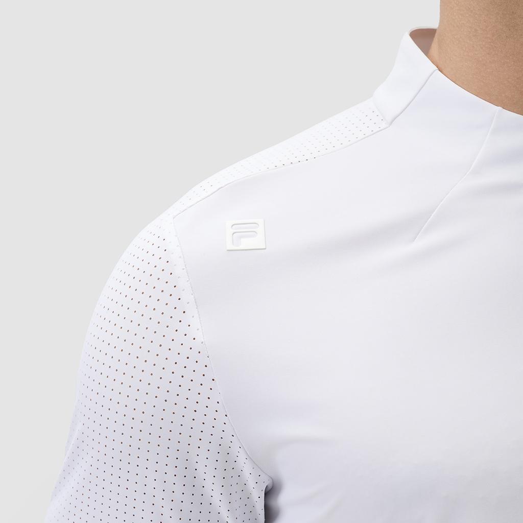 New FILA T Shirts Men's Jade White A11M435109FWT