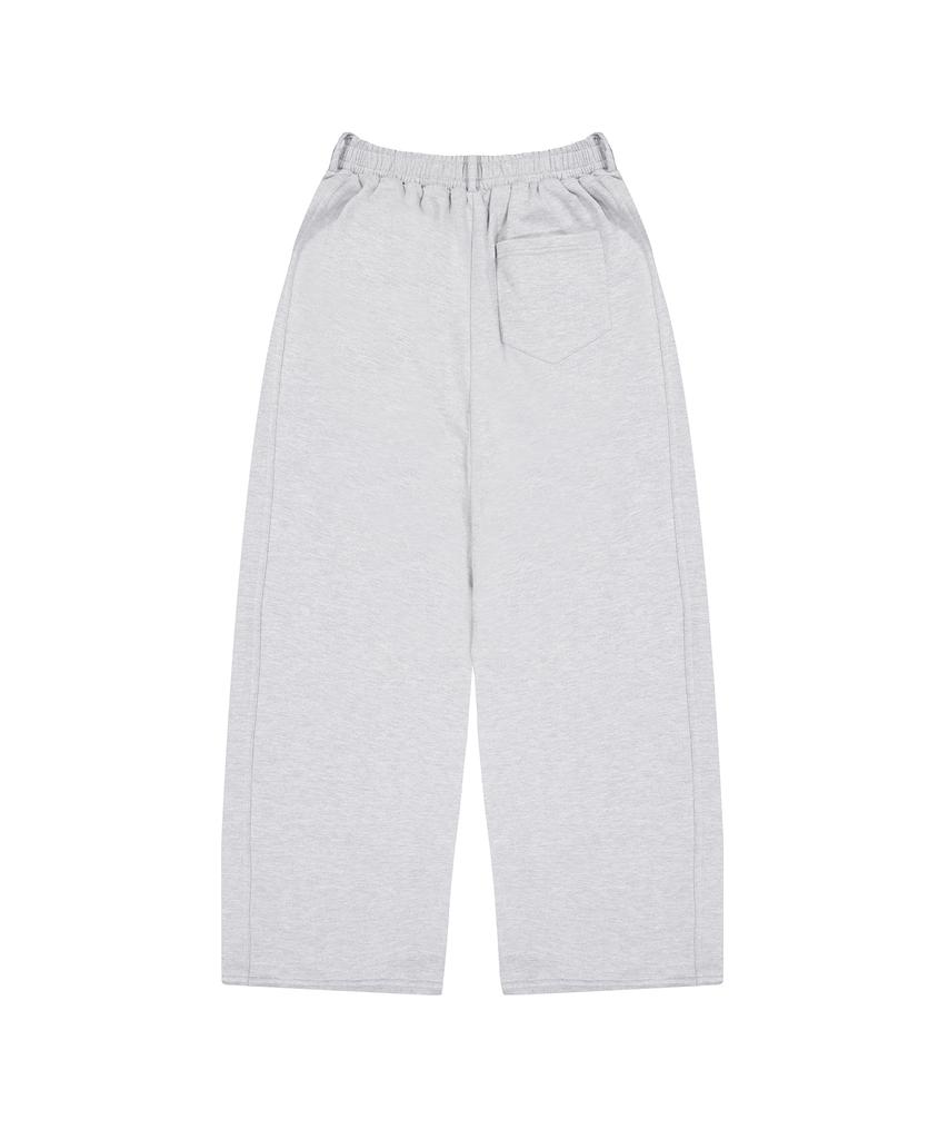 STANDARDERROR [All Seasons Or Fleece-Lined] 87-Stan277 Belted Obi Wide Loose Fit Sweatpants (3 Colors)