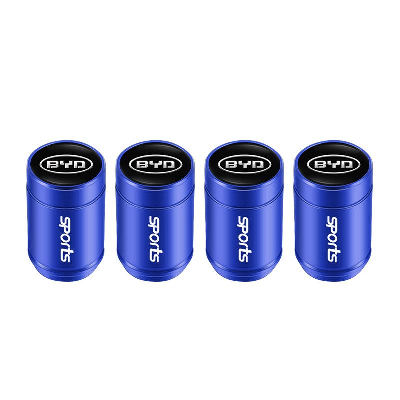 

4Pcs Metal Tire Valve Caps Car Dust Proof Cap Accessories For BYD Atto E6 Tang F3 Plus Song Max F3R Qing G3 M6 L3 D1 S6 F0 E5 E2