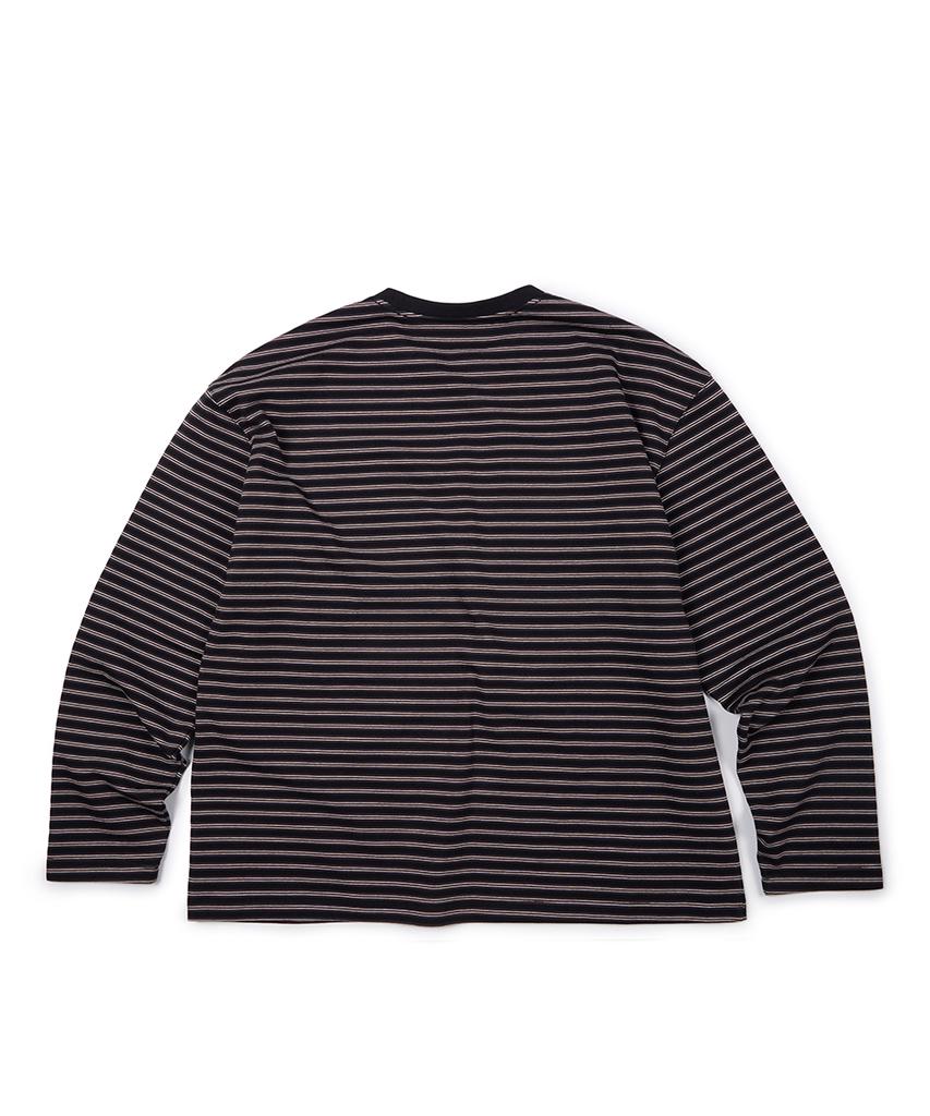 ETCE (Base) Stripe Pocket Long Sleeve (Navy)