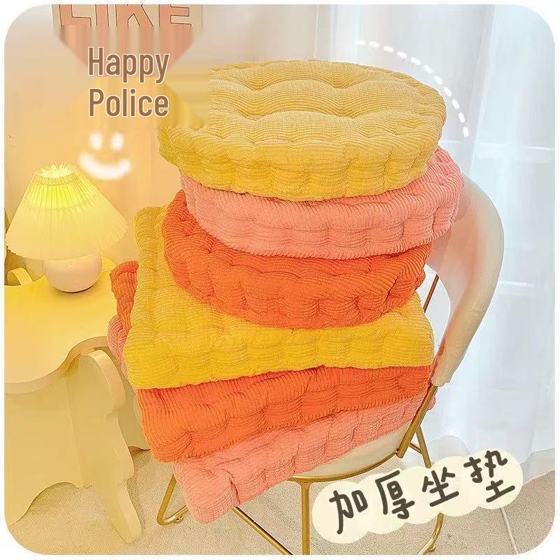 Corn Kernel Velvet Seat Cushion - Thickened Cotton Pad for Sofa, Car, Window, Chair, and Stool