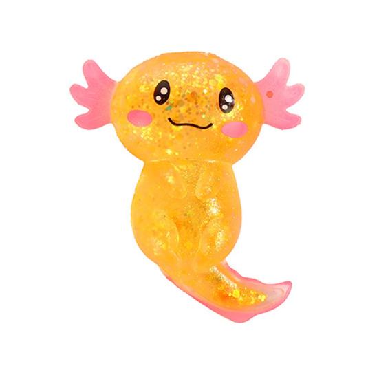 Glitzerndes Tier-Quetschspielzeug Stressabbau Salamander Kaninchen Bär Oktopus Capybara Sensorisches Spielzeug Dekompression Klarer Stressball Fidget-Spielzeug