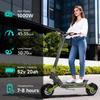 Electric Scooter Gokeep 10" 52V 20AH Dual Disc Brakes 1000W Motor Fully Suspended Adult Electric Scooter Max Load 120Kg With NFC F5