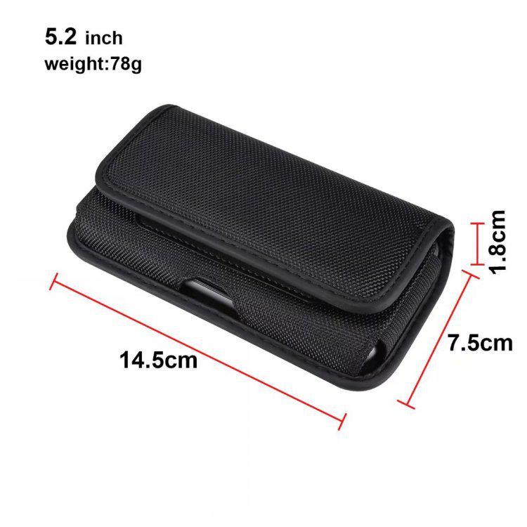 Men's Wear-Resistant Waist Bag: Fabric Belt Pouch & Phone Case for Work or Construction