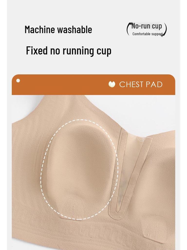 Women's Shaping Bra: Full-Cup, Anti-Sagging, Side Support, for Large Busts - Seamless, Thin Style, Plus Size