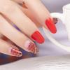 Red Leopard Print Nail Stickers, 16-finger Fairy Waterproof Nail Polish Stickers, Nail Polish Film Nail Polish Stickers
