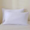 2 Pieces Set 50*65 50*70 50*75 50*90cm White 100% Polyester Bed USA Standard Queen King Size Bed PillowCases Cases Covers