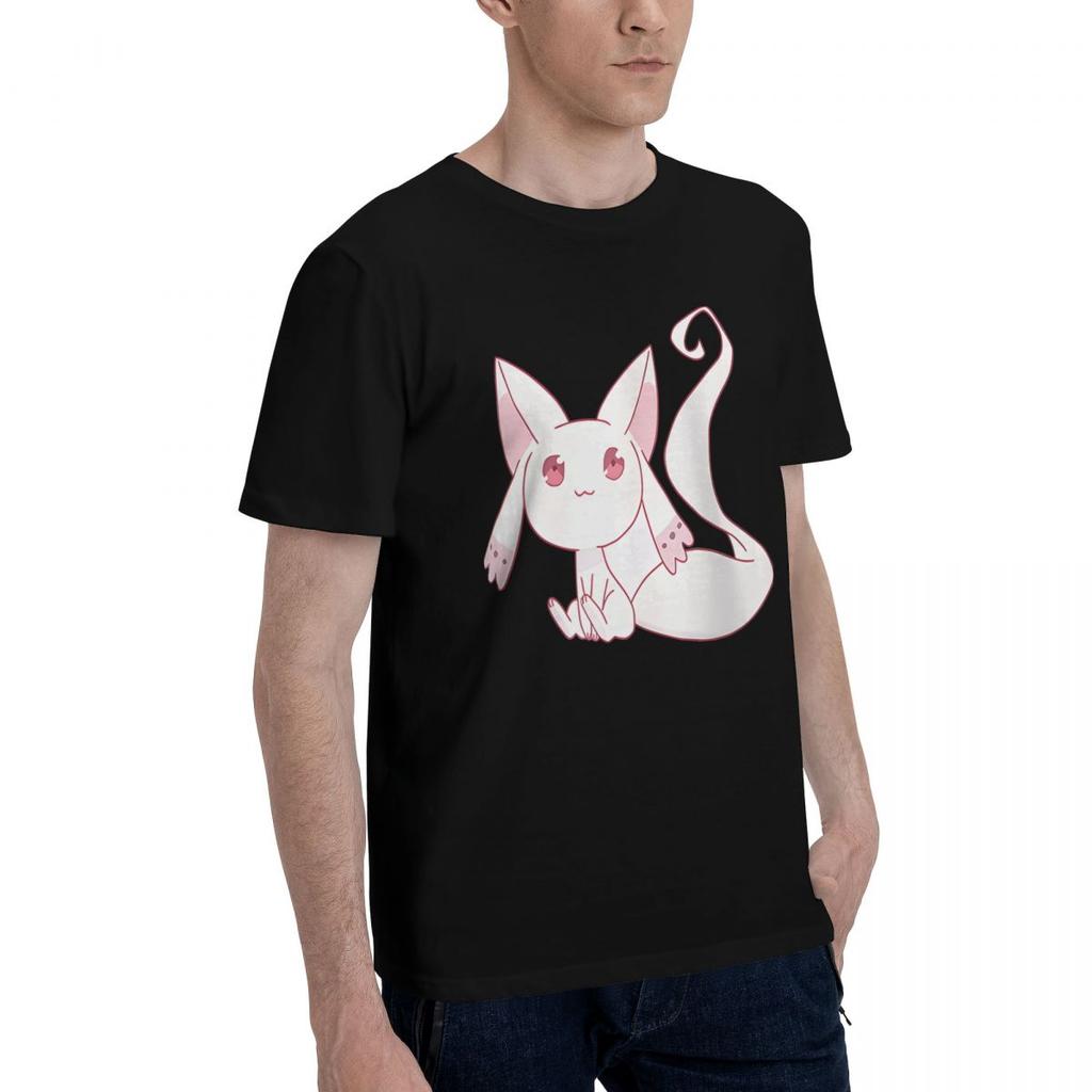 Magia Record Japanese Anime Lil Kyubey 100 Cotton Casual Breathable Confortable Top Football Shirts 2025 Funny Gifts