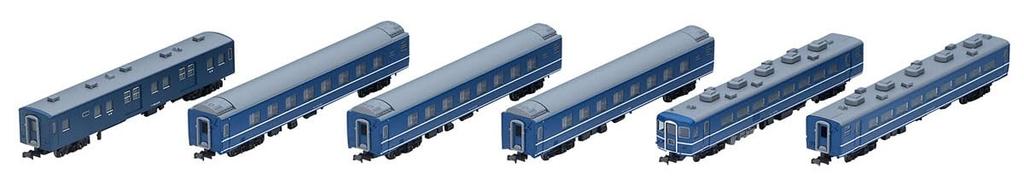TOMYTEC N Gauge JNR 14 500 Series Marimo Additional Set 98543 Railway Model Passenger Car