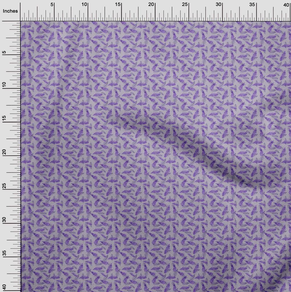 oneOone Cotton Flex Dusty Violet Fabric Autumn Diy Clothing Quilting Fabric Print Fabric By Yard 40 Inch