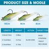 Soft Fishing Lures Pre-Rigged Swimbait Jig Head Paddle Tail Swim Baits Swim Shad Lures Soft Plastic Swimbait Bass Trout Walleye Sinking Baits Fishing