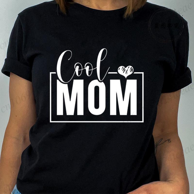 T Shirt for Women Mom Life Print Tshirt Short Sleeve Crew Neck Casual Top Mom Quotes Women Tshirt Blessed Mama Womens Clothing