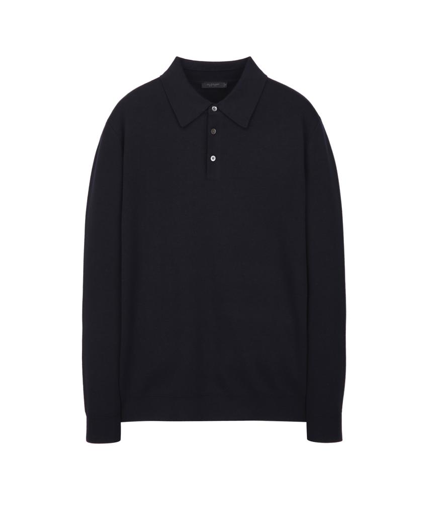 Jilseutyueoteunyuyogmaen Wool Collar Knit - Dark Navy (Jnsw6A202N3)