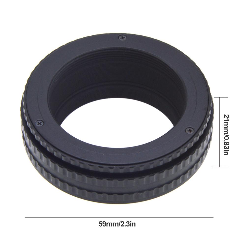 M42 To M42 17-31mm Camera Lens Adjustable Focus Helicoid Adapter Aluminum Alloy Focusing Helicoid Extention Tube Macro Tube