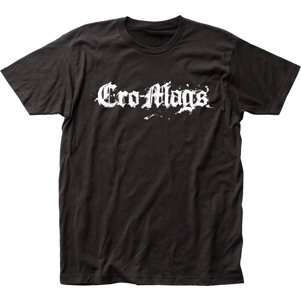 Cro-Mags Logo T Shirt Mens Licensed Rock N Roll Music Band Tee New Black XL
