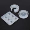 3pcs White Silicone Mold Multiple Sizes Ring Silicone Mold Resin Silicone Mold  DIY Handmade