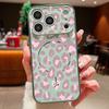 Case For iPhone 17 Pro Max Pink Leopard Print Magnetic For Magsafe Hybrid Slim Matte Cover For iPhone 16 15 14 13 Pro Max