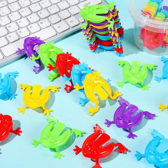1 Set Bounce Parent-Child Jump Frog Toys Fun Competition Interaction Multiplayer Kids Frog Toys Toys