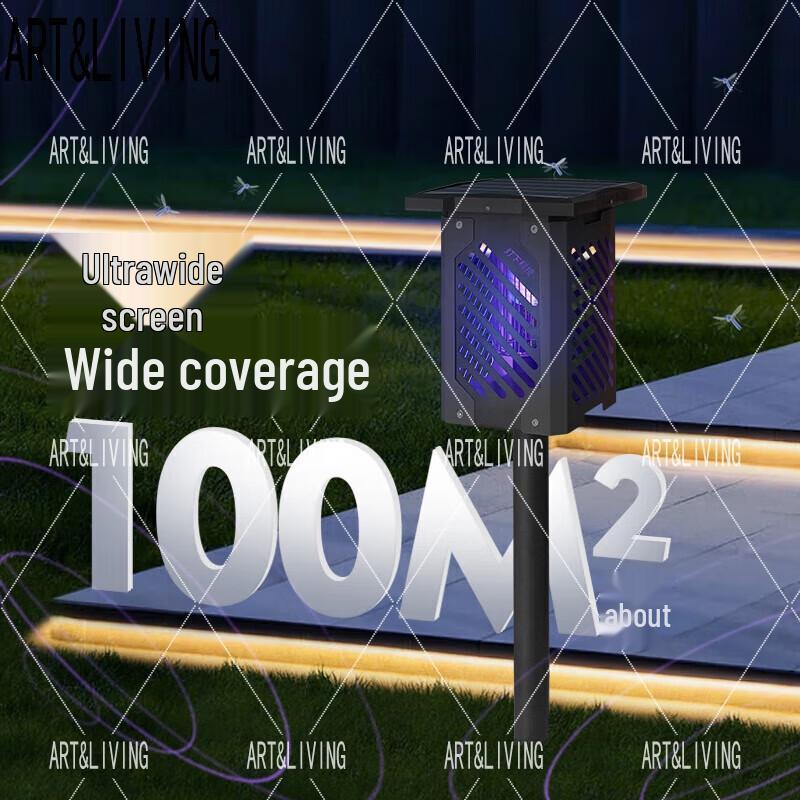 ART&LIVING Solar Outdoor Mosquito Killer Lamp