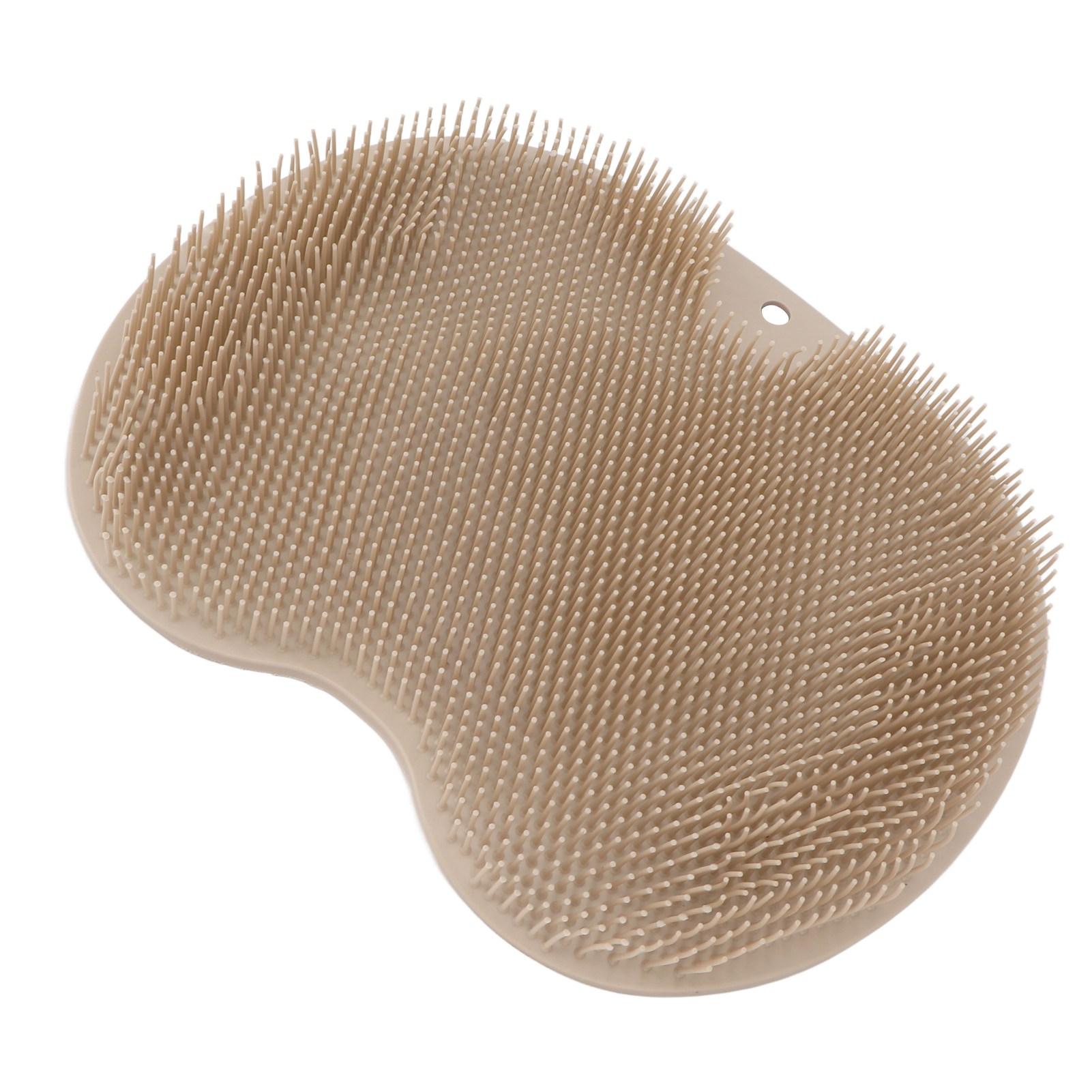 

Душевая щетка для ног с присосками, мягкая, нескользящая, складная, чистящая, массажная, коричневая коричневый