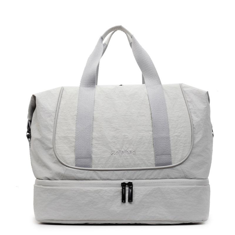 Travel Bag Large Capacity Shoulder Sports Fitness Bag Separation Shoes Bags Storage Storage Bag Dry Wet Separation