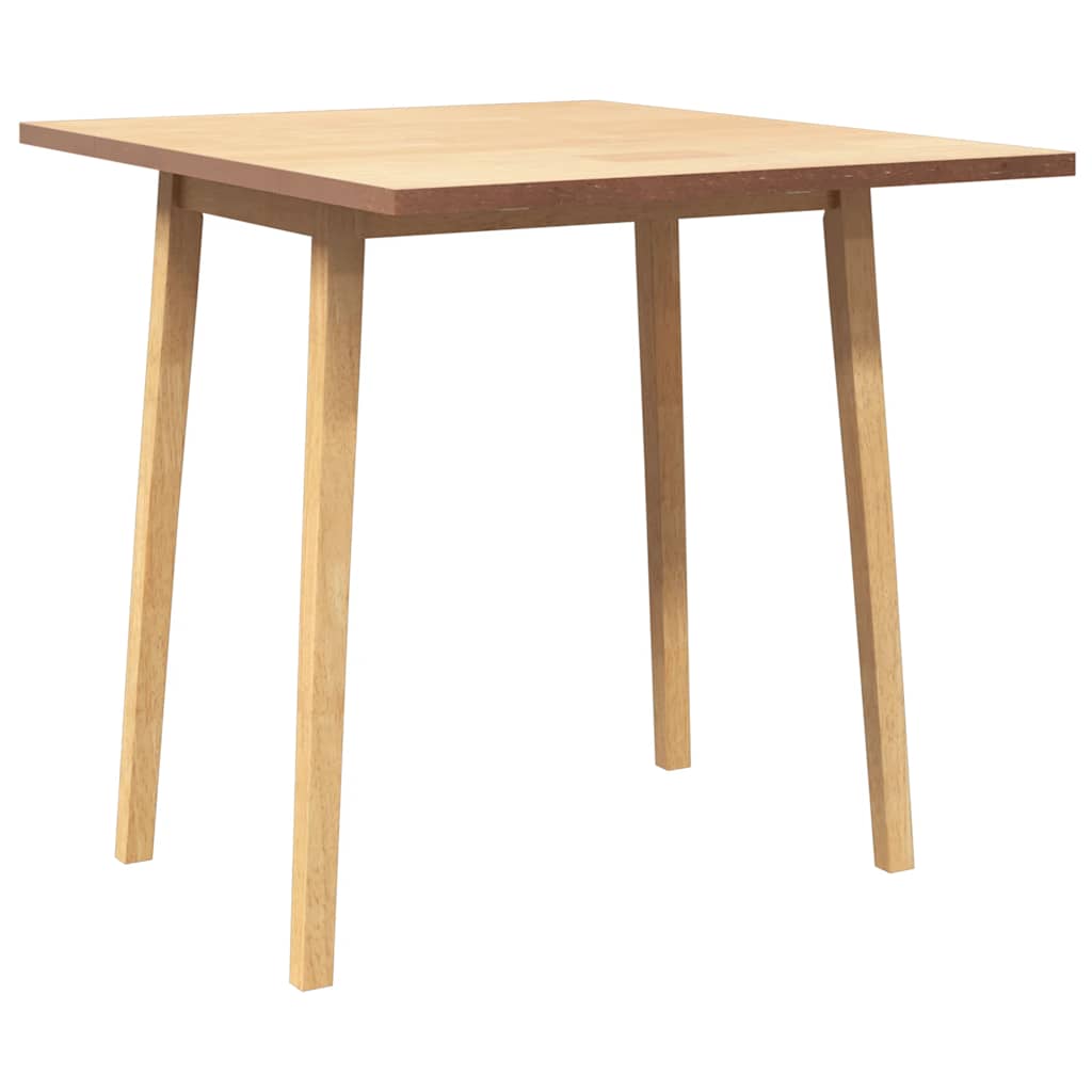 Dining Table Natural Solid Rubberwood