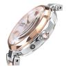 SEIKO 100 meters waterproof solar Quartz gold-plated titanium strap 27.9mm women's watch silver dial SSQW082